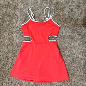 Free People red athletic dress